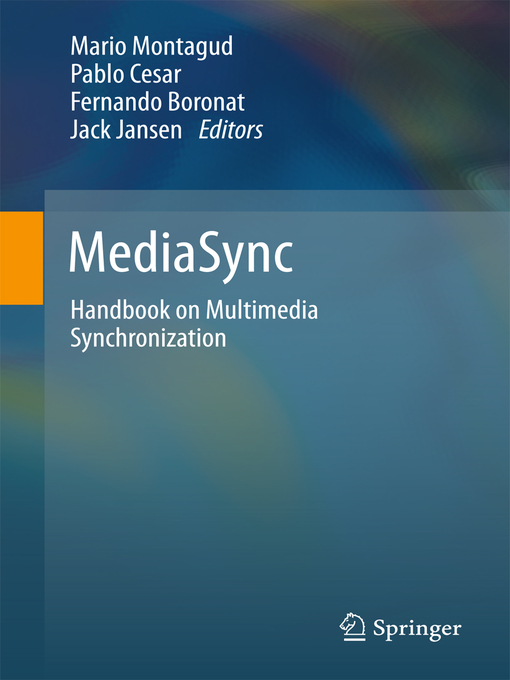 Title details for MediaSync by Mario Montagud - Available